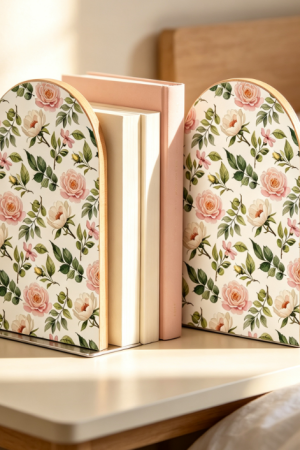 Floral Square Ceramic 3-Piece Seasoning Jar Set
